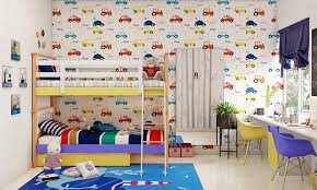 Choosing a kids wallpaper design for a child's room can be tricky, as you try to strike a balance between a fun colourful pattern that will stimulate your child's creativity and one that isn't too loud and distracting. 8 Cute And Quirky Wallpaper Designs For Kid S Rooms Design Cafe