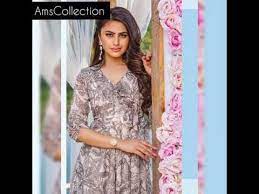 6 Florar Design Of Georget Spring Kurtis Bajre Da Sitta Sound On Trending Punjabi Song Youtube In 2021 Kurti Trending Design