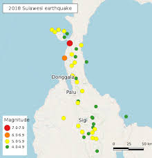 The latest earthquakes on a map with news, lists, and links. File 2018 Sulawesi Earthquake Map Svg Wikimedia Commons