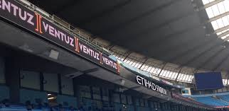 Manchester city moved into the etihad stadium, formerly known as the city of manchester stadium, in 2003 after 80 years at their previous home, maine road. Ventuz Powers Manchester City Stadium Graphics Ventuz