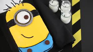 Place your first round cake on a flat cake plate or base. Minion Sheet Cake Bettycrocker Com