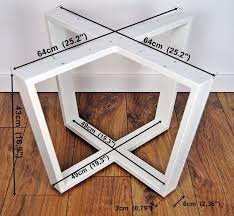 Metal Coffee Table Legs Modern Table Base Steel Table Legs Etsy In 2020 Modern Table Base Metal Coffee Table Coffee Table Legs