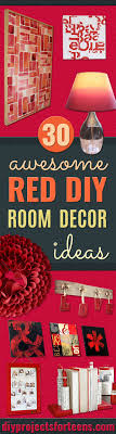 Autumn decor and design elements, watercolor illustration. 30 Brilliant Red Diy Room Decor Ideas Diy Projects For Teens