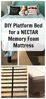 How To Make A Platform Bed For A Memory Foam Mattress Finding Sanity In Our Crazy Life Foam Mattress Memory Foam Mattress Reviews Memory Foam Mattress