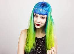 Neon Green Roots Hair Google Search Green Wig Roots Hair Creative Hair Color