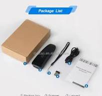 Portable Mini Bt 2D Barcode Reader Wireless Qr Code Scanner Long Working  Time with Battery Memory Barcode Scanner