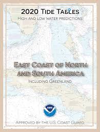 tide tables 2020 east coast north south america