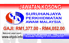 Jawatan kosong kosong terkini di malaysia dari syarikat terpercaya. Jawatan Kosong Spa8i Suruhanjaya Perkhidmatan Awam Malaysia 11 Mei 2017 Jawatan Kosong Kerajaan Swasta Terkini Malaysia 2021 2022