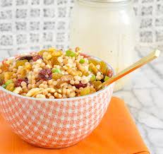 Mediterranean couscous with dried fruit. Israeli Couscous Salad With Dried Fruit Walnuts Www Made Flickr