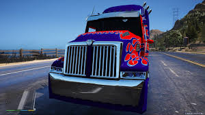 So we take a stock camaro and kind of tweak. Western Star 5700 Optimus Prime Add On 1 0 A Transformer Truck For Gta 5