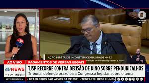 O Tribunal de Justiça de São Paulo (TJSP) entrou com um recurso no Supremo  Tribunal Federal para tentar derrubar a liminar do ministro Flávio Dino que  suspendeu o pagamento de verbas retroativas e ...