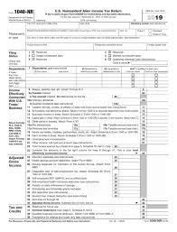 On the first page u.s. Irs Form 1040 Nr Fill Out Printable Pdf Forms Online