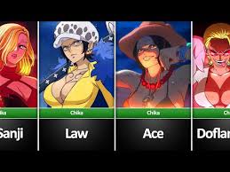 One Piece Characters Gender Swap Version - YouTube