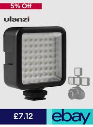 Ulanzi On Camera Lights Cameras Photography Light Camera Digital Video Camera Led Panel Light