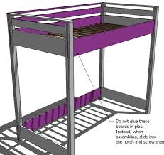 The twin sized low loft bunkbed with rollout desk build. How To Build A Loft Bed Ana White