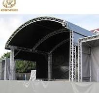 Outdoor Aluminum Concert Stage Display Canopy Roof Truss System