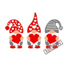 Download Three Gnomes Holding Hearts Svg Valentine S Day Svg Gnomes Svg Dxf Eps Valentine Svg Clipart Girls Valentine Shirt Design Cut Files Buy T Shirt Designs