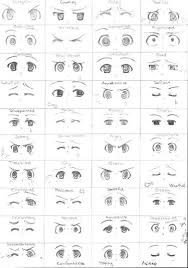 Ways To Draw Emotion In Eyes Chibi Drawings Eye Expressions Anime Drawings Tutorials