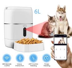 Surefeed microchip pet feeder in action Smart Life Tuya 6lwifi Remote Control Fashion Smart Automatic Pet Feeder Dogs Cat Food With Video Monitor For Smart Home Aliexpress