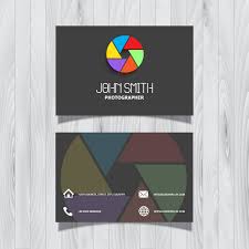These business cards are perfect for portrait & wedding photographers as well as calligraphers, wedding planners, and graphic designers who are looking to. Photography Business Card Design 204475 Vector Art At Vecteezy