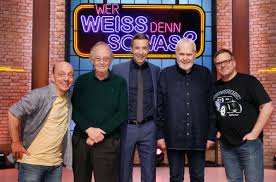 Mit kai pflaume und wer weiß denn sowas grast hier nun ein besonders gutmütiges rindvieh. Das Erste Stimmgewaltig Rene Kollo Und Gunther Emmerlich Bei Wer Weiss Denn Presseportal