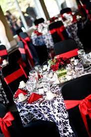 Classic Red Black And White Red Wedding Damask Wedding Black Magic Roses
