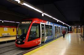 Madrid Ml1 Light Rail Vehicle Subway Train Madrid Metro