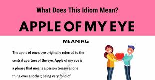 Learn more about the meaning and significance of this phrase! Apple Of My Eye What In The World Does This Trendy Idiom Mean Esl Forums