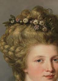 Pin By Catherine D On Painting Details Portrait Woman Painting Vintage Hairstyles