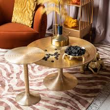 A smaller version of this could even work as a breakfast in bed tray for lazy weekend mornings. Bold Monkey Hypnotising Round Coffee Table Cuckooland