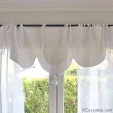 Cantonniere Coton Blanc Monogramme Linge Ancien Rideaux Decoration Fenetre Rideaux Shabby Chic