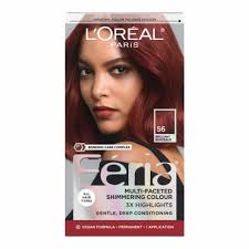 L'Oreal Paris Feria Permanent Hair Color 56 Brilliant Bordeaux, 1.0 ct