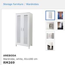All positive reviews › all in 1 inc. Ikea Aneboda Wardrobe Home Furniture Furniture On Carousell