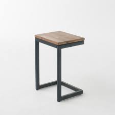 Noble House Oaklynn Antique Small C Shaped Accent Table 9265 The Home Depot Noble House End Tables Accent Table