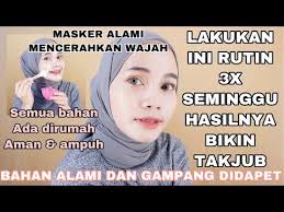 Cara Alami Untuk Mencerahkan Wajah Menghilangkan Belang Di Wajah Bikin Wajah Glowing Pake Masker Youtube Di 2020 Wajah Terapi Jerawat
