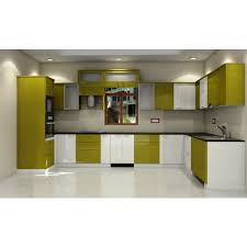 Maybe you would like to learn more about one of these? L Shape L Shaped Acrylic Modular Kitchen Kitchen Cabinets Rs 1000 Square Feet Id 6363768991
