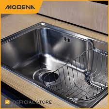 Limited time sale easy return. Bak Cuci Piring Modena Ks5110 Stainless Steel Kitchen Sink Modena Como Ks 5110 Big Bowl 61x38 Cm Shopee Indonesia