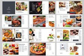 Recipe Cook Book Template Majalah Makanan Desain Majalah Desain