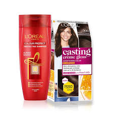 4.9 out of 5 stars. L Oreal Paris Casting Creme Gloss Hair Color Darkest Brown 300 Color Protect Shampoo 334 Ml Pack Of 2 Buy Online In Bahamas At Bahamas Desertcart Com Productid 160348535