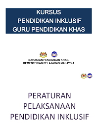 Menurut data unesco tahun 2009, ranking indonesia dalam penyelenggaraan pendidikan inklusi bagi anak berkebutuhan khusus atau abk terus mengalami kemerosotan. Bahagian Pendidikan Khas Kementerian Pelajaran Malaysia