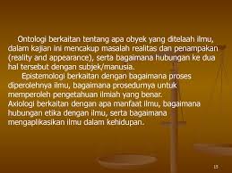 Pepatah ada menyatakan ilmu adalah jambatan hidup. Tugas Filsafat Ilmu Ppt Download