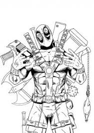 Many years ago, wade worked as a mercenary and destroyed people sentenced to death. Deadpool Free Printable Coloring Pages For Kids