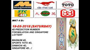 Mkt 4 D 19 05 2018 Magnum 4d Prediction Numbers For Saturday Sabtu Magnum Predictions Saturday