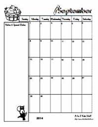 Have your students practice tracing and/or writing their numbers each month with these cute monthly calendars. A To Z Kids Stuff Editable Blank Monthly Calendars