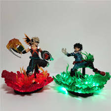 my hero academia action figure diy led lamp bakugou katsuki