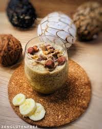 Pudding De Chia Cacahouete Banane Pudding De Chia Recette Beurre De Cacahouete