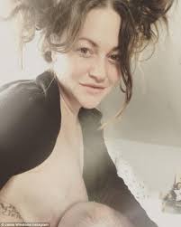 Jaime Winstone hits back at trolls after she's criticised for breastfeeding  snap