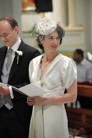 1940s Wedding Dress And Birdcage Veil Civil Ceremony Wedding Dress 1940s Wedding Dress 1940s Wedding