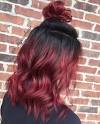 Shoulder Length Short Hair With Red Ends