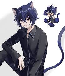 jacket, cat boy, male focus, black pants, shugo chara! - Anime R34